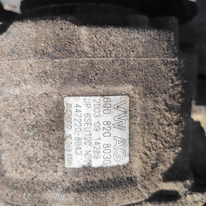 фото №7, Компресор компресор polo fabia 6q0820803g