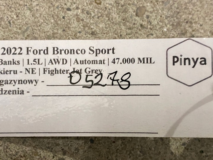 фото №6, Wał привідний ford bronco sport 2020+ usa