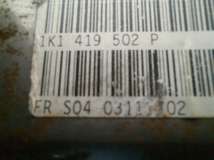 фото №8, Volkswagen golf 5 v 03-09 крестовина колонка рулевая 1k1419502p bkc