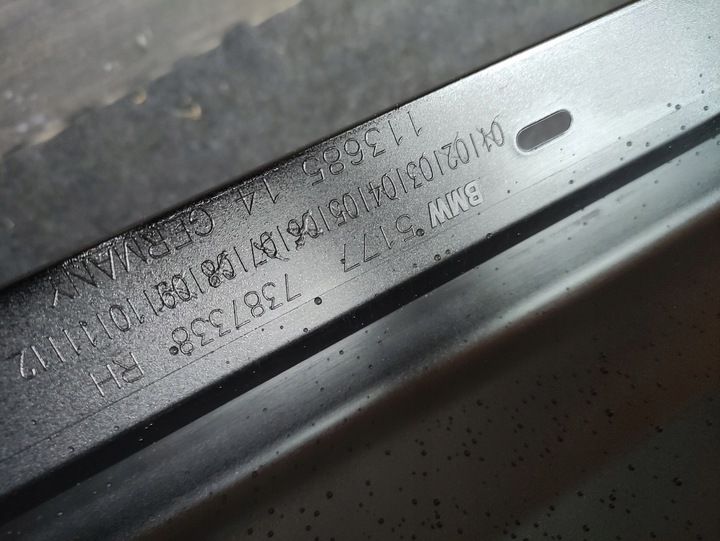 фото №7, Планка порогова права bmw 5 g30 g31 колір 668 різні кольори