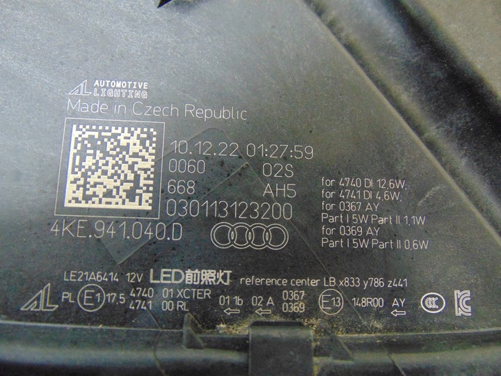 фото №16, Лампа права audi e-tron 4ke 4ke941040d повний led європа