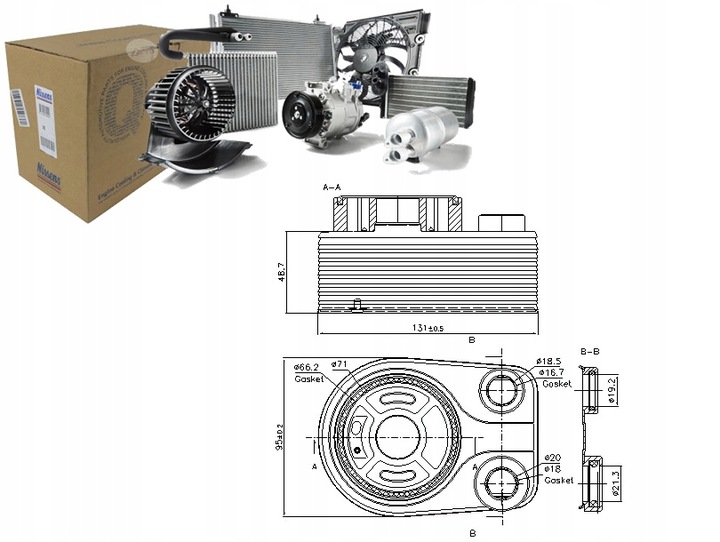 фото №11, Радиаторов масла nissens 90705