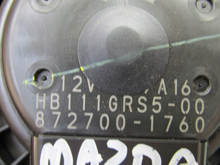 фото №7, Mazda 3 bp iv 19r вентилятор повітродувка вентилятор повітропровід 872700-1760