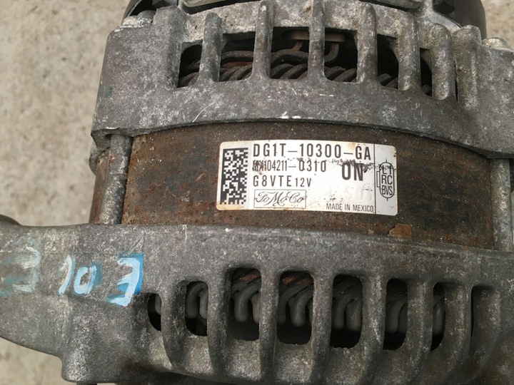 фото №6, Ford fusion mk5 edge 15- генератор dg1t10300ga