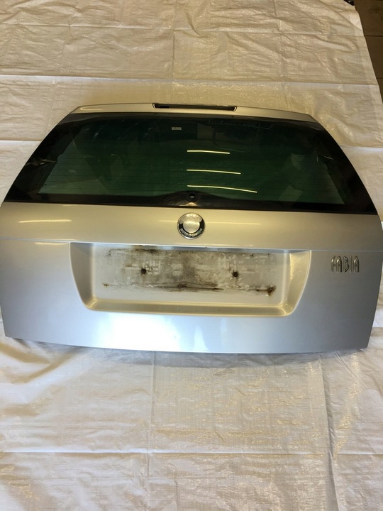 фото №16, Крышка багажника зад задняя skoda fabia 1998-2008 цвет 9102 combi
