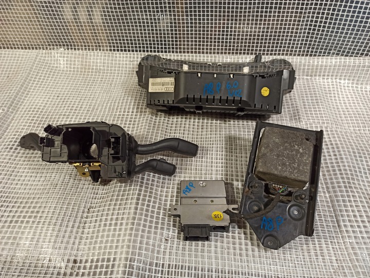 фото №7, Audi a8 d3 набор acc активный круиз-контроль радар спидометр подрулевые рычаги 4e0907561f