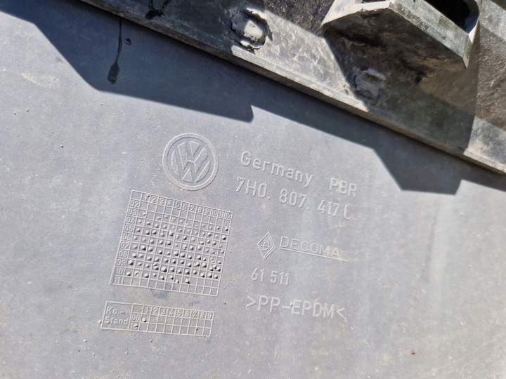 фото №13, Бампер зад задній vw t5 7h0807417c