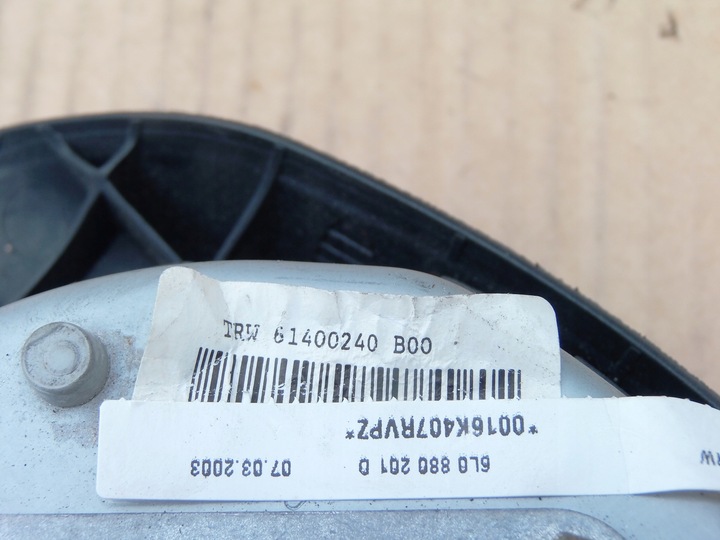 фото №7, Повітряна подушка подушка безпеки водія 6l0880201 seat ibiza 6l iii