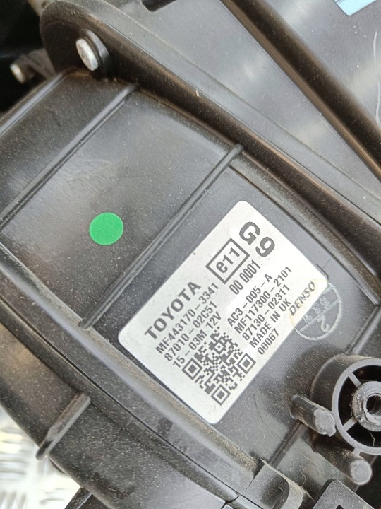 фото №9, Toyota avensis t270 2011 отопитель / комплект