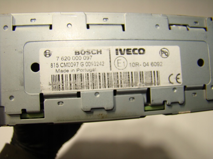фото №7, Магнитола cd mp3 блютуз 5801871627 iveco daily bosch 7620000097 2014-