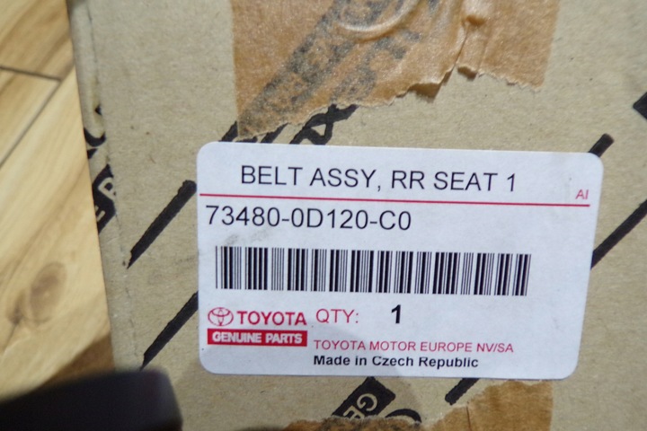 фото №8, Гніздо ременя безпеки зад toyota yaris iii