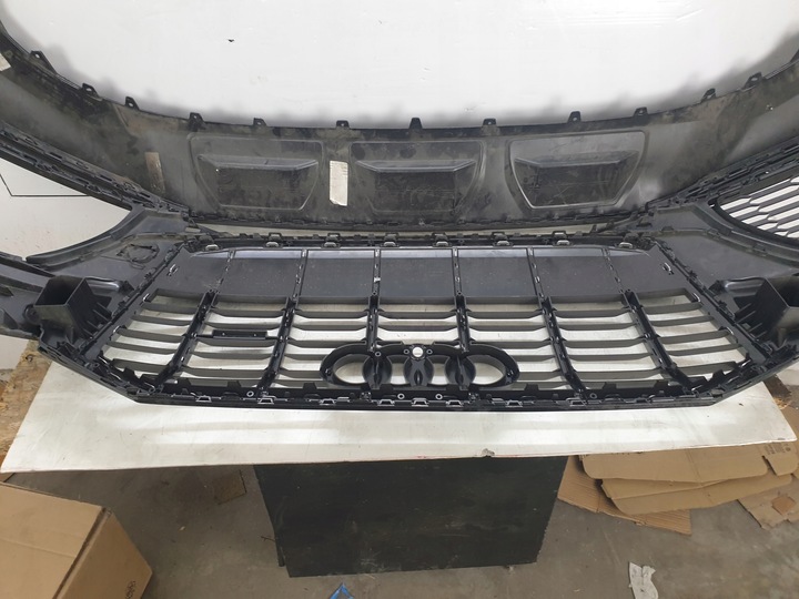 фото №6, Бампер audi q7 4m 4m0 ii s-line 2019-2024 оригинал оригинальный номер рестайлинг po рестайлинг решётка радиатора