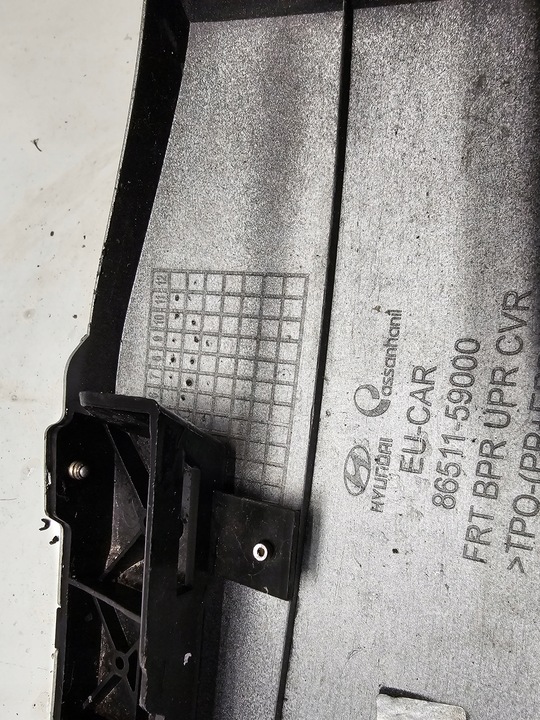 фото №10, Решітка решітка радіатора накладка бампера планка hyundai h350 2014 - оригінал