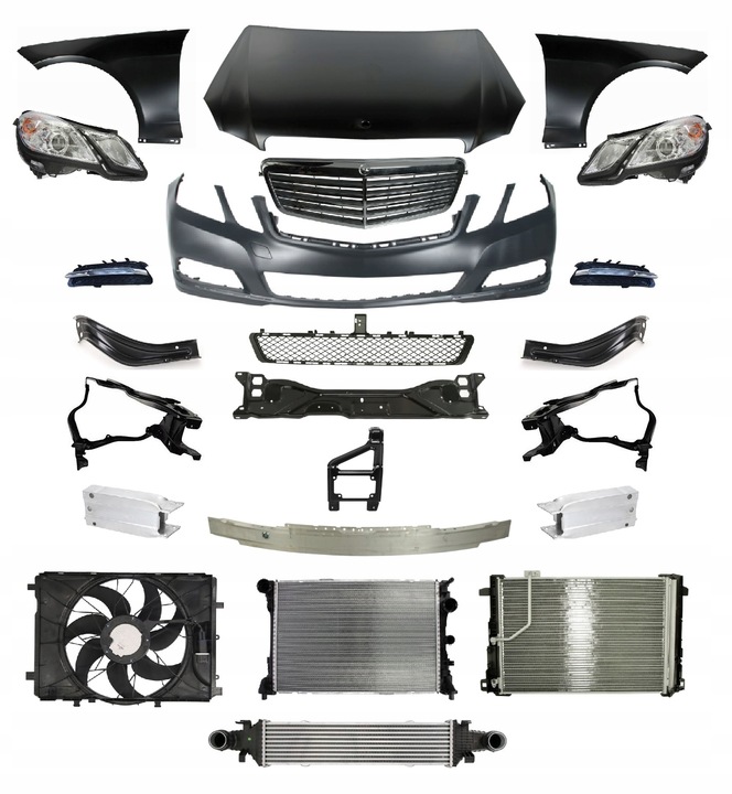 фото №1, Капот mercedes e w212 09-13 перед капот бампер лампа