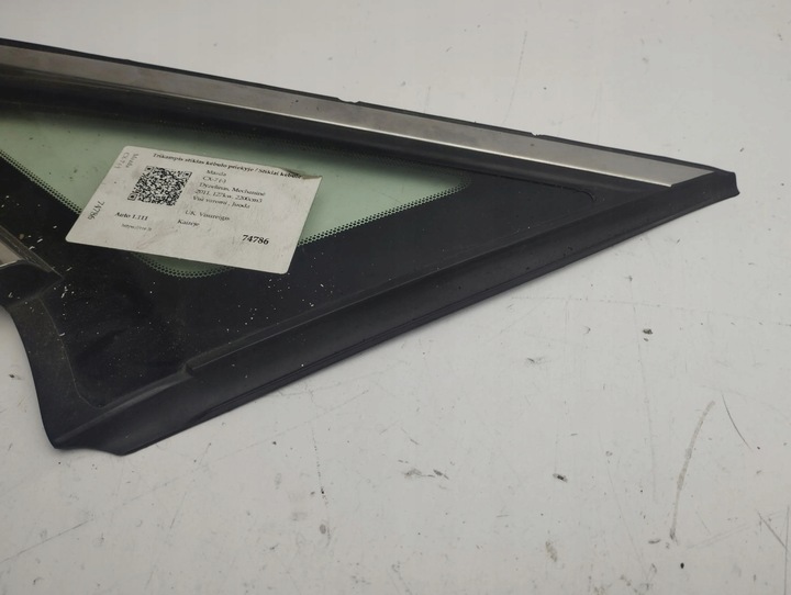 фото №8, Mazda cx-7 2011 левая сторона стекло передняя кузовная треугольная