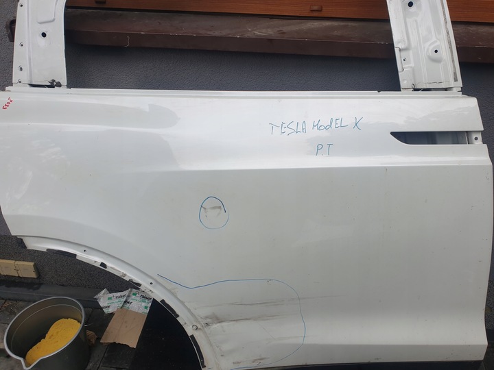 фото №3, Tesla модель x двері зад праві задні пошкоджені