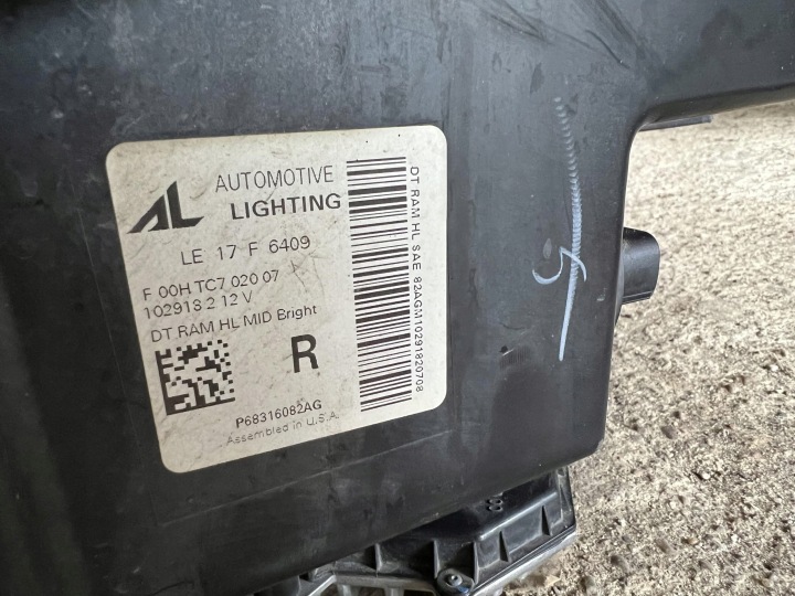 фото №12, Фара led dodge ram 1500 19- правая перед оригинал eu