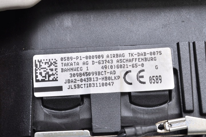 фото №8, Range rover velar l560 повітряна подушка водія подушка безпеки j8a2-043b13-hb