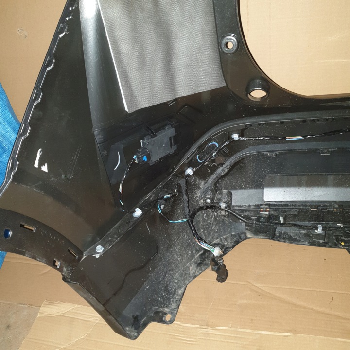 фото №12, Nissan qashqai 3 iii j12 21-24 бампер задний 6 pdc цвет серый kad