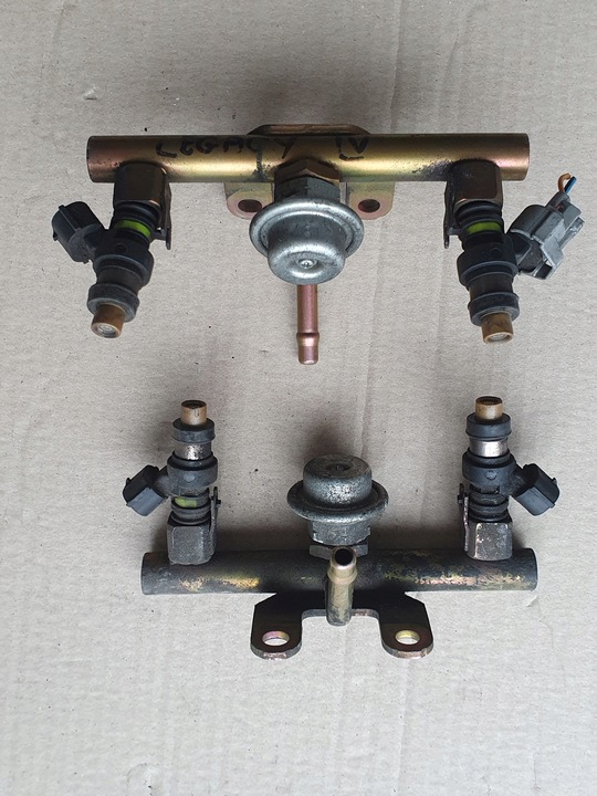 фото №1, Legacy forester 2.0b планки впрыскивающие комплект