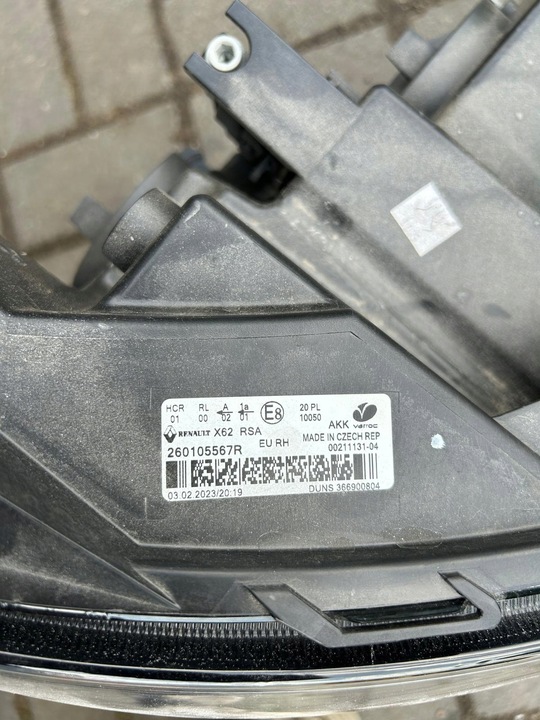 фото №11, Renault master iv лампа правая перед передняя 260105567r