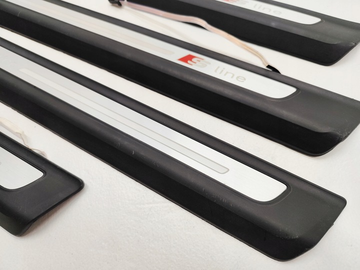 фото №3, Audi q7 4m s-line планки накладки порогові led комплект