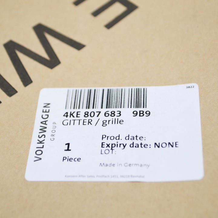 фото №9, Audi e-tron sportback gea бампер переднее средний решётка радиатора 4ke8076839b9 oem