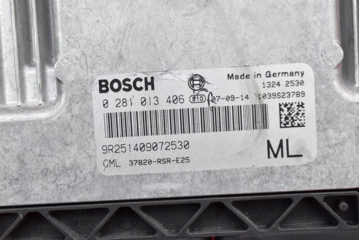 фото №7, Блок управления двигателя 0281013406 honda civic 8 viii 2.2 i-cdti 140 km 07-12