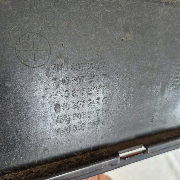 фото №13, Vw sharan ii 2 10-22 бампер перед переднее распылитель 6xpdc