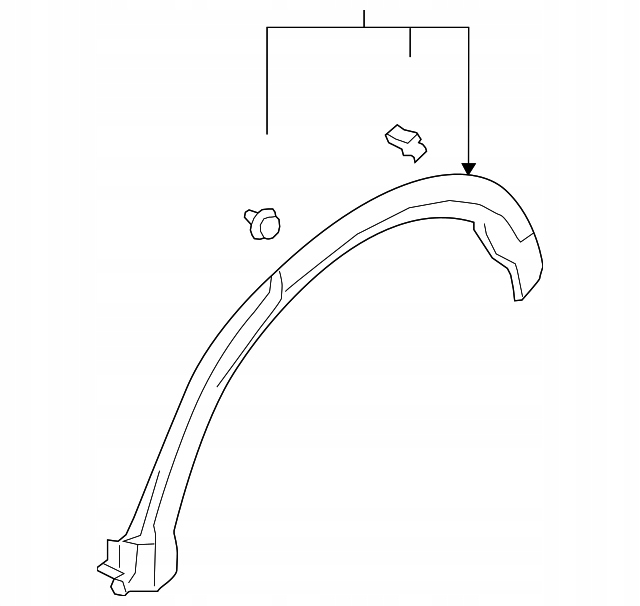 фото №6, Mitsubishi eclipse cross 17 - расширение планка na крыло зад правая