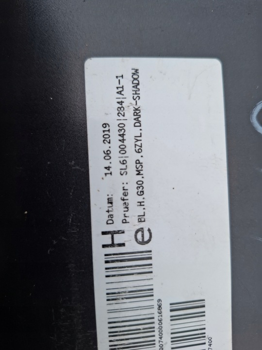 фото №12, Bmw 5 g30 g31 м-пакет дифузор заднього зад бампера 21754011