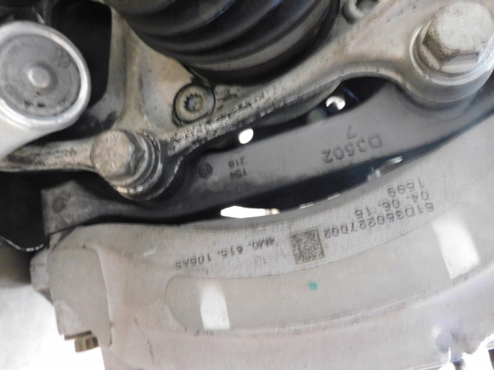 фото №12, Audi q7 4m поворотна опора права важелі амортизатор ступиця супорт піввісь komplt