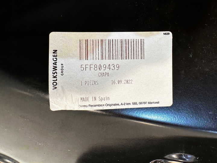 фото №7, Seat cupra formentor 5ff панель крепления фар левый зад pas задний