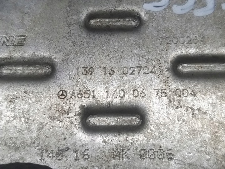 фото №9, Радиатор выхлопных газов egr mercedes w205 рестайлинг c220 2.2 cdi 651921 a6511400675