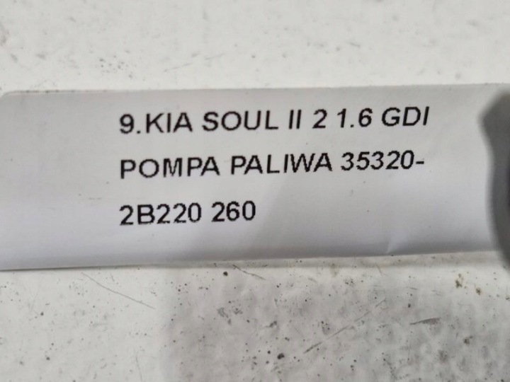 фото №8, Kia soul ii 2 1.6 gdi насос топлива 35320-2b220