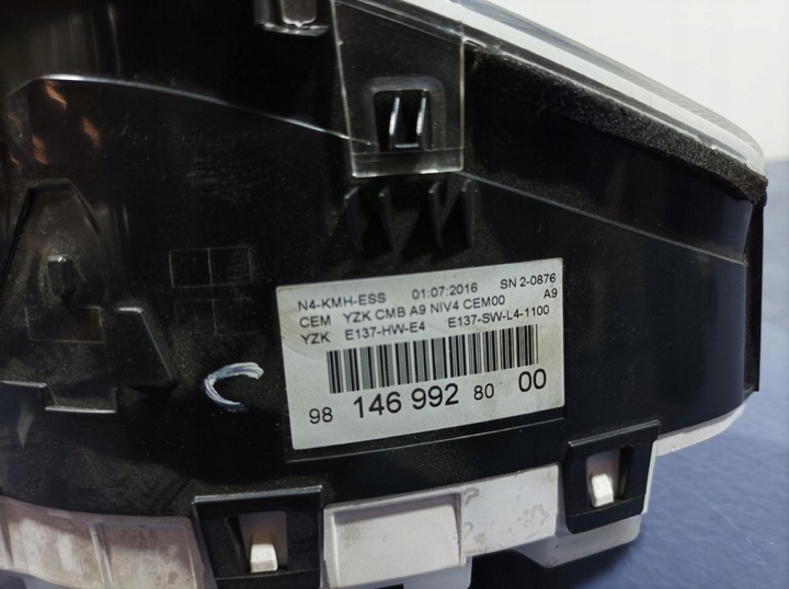 фото №6, Peugeot 2008 i рестайлинг 1.2 110km спидометр приборы eu 9814039580