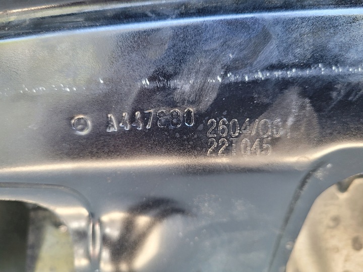 фото №7, Mercedes w447 vito v-klasa 14-20 капот крышка