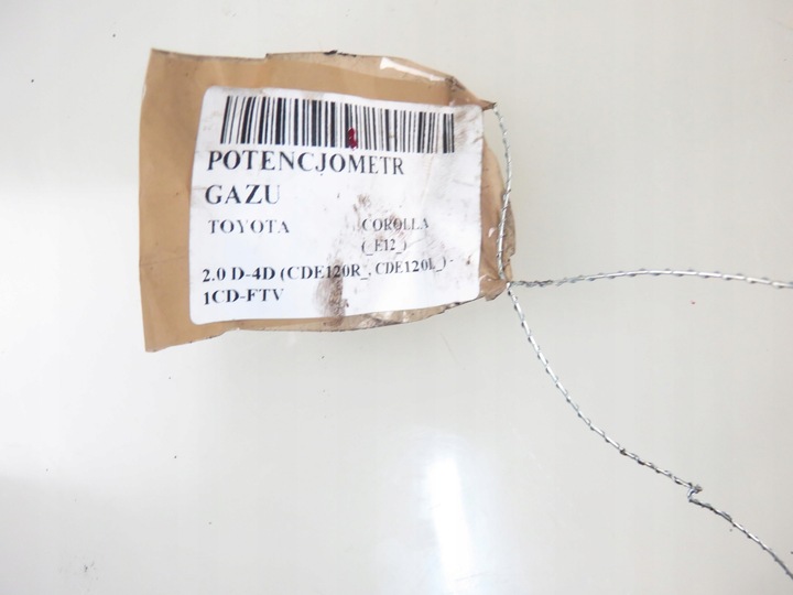 фото №7, Потенціометр газу toyota corolla e12 2.0 d 8928147010 1983003010