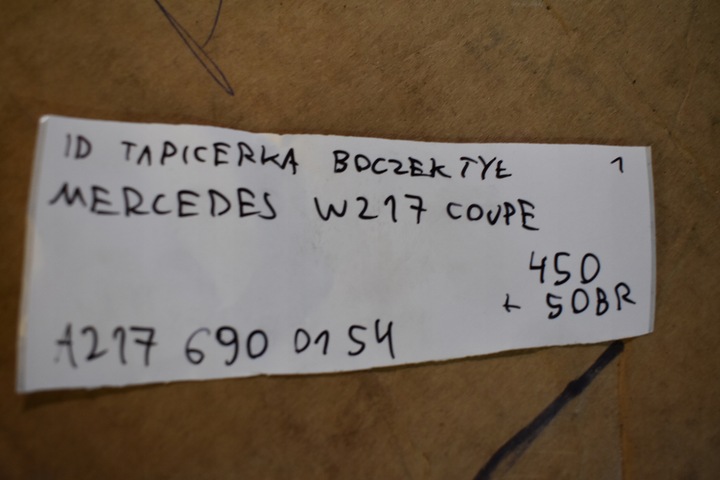 фото №8, Ідеальна оббивка боковина зад задній mercedes w217 купе 1