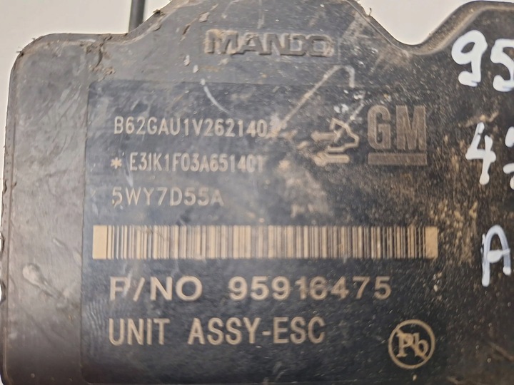 фото №5, Насос abs 95916475 chevrolet aveo t300 11-
