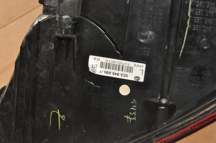 фото №9, Vw beetle 5c3 cabrio лампа зад задняя левая европа 5c3945095h