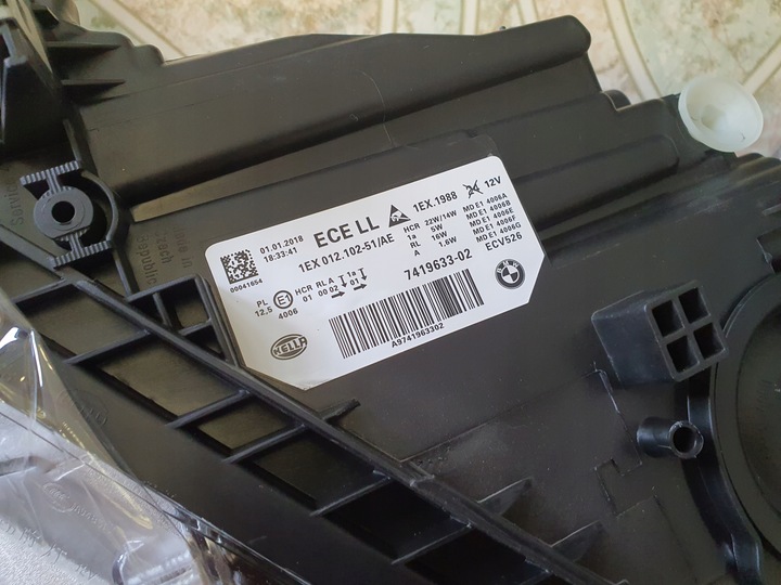 фото №8, Bmw f30 тінь чорний лампи комплект