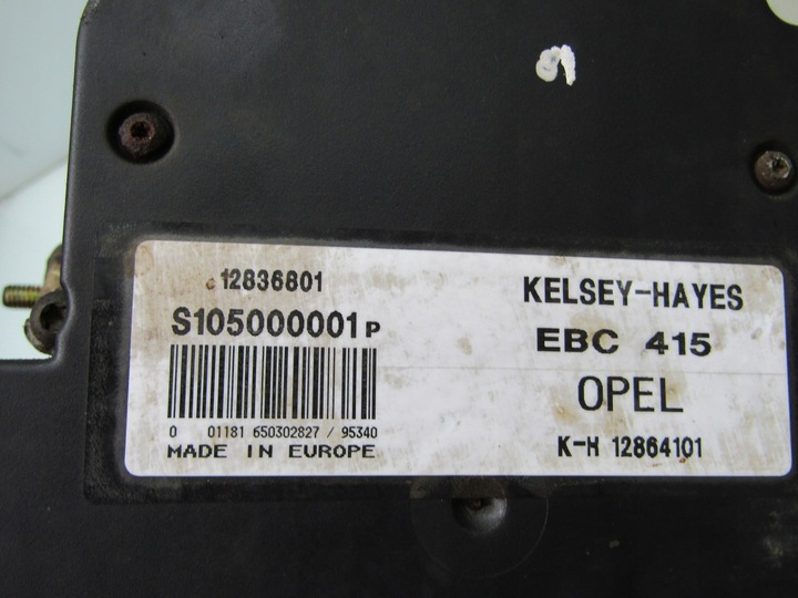 фото №8, Vectra b 1.8 16v 97r насос abs блок керування s105000001 s105000001p 12743201-c