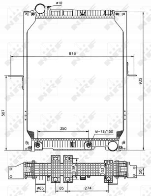 фото №8, Радіаторів води nrf truck 50555 nrf 50555 радіаторів, система охолодження