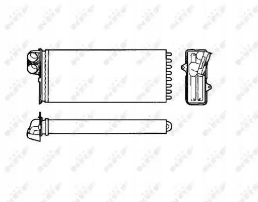 фото №15, Обігрівач renault master ii 98- nrf 53551 теплообмінник тепло, обігрів