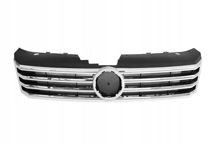 фото №1, Volkswagen passat b7 10- решітка середня хром now