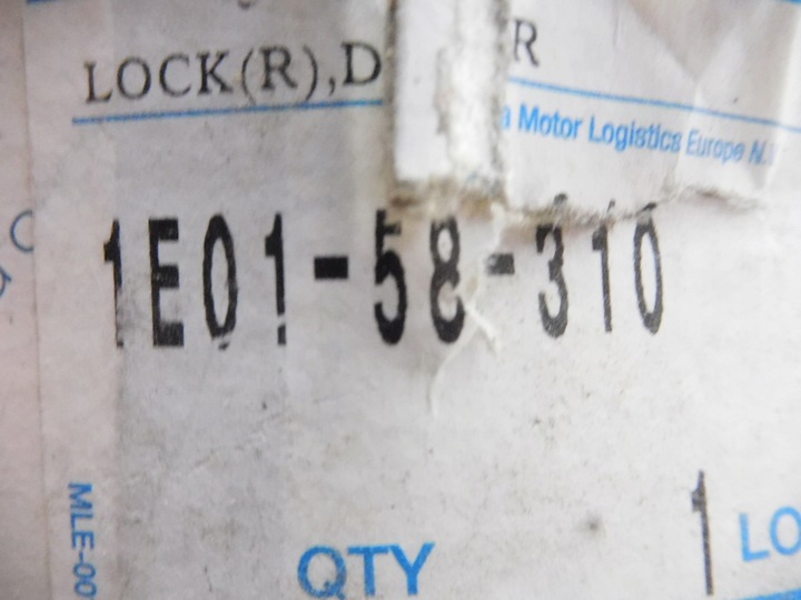 фото №9, Замок дверь правые перед mazda 121 оригинальный номер 1e01-58-310