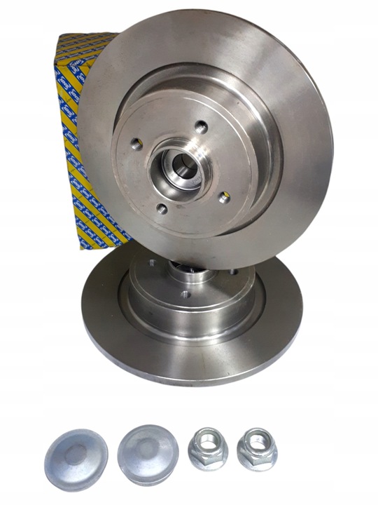 фото №1, 2x диски гальмівні + підшипник osi зад snr renault megane i scenic i