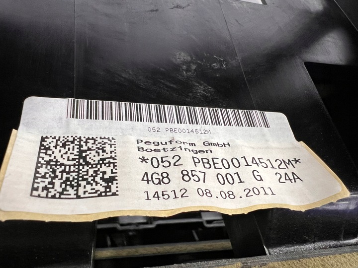 фото №8, Audi a7 c7 s7 панель капот head up uk англичанин 4g8857001g