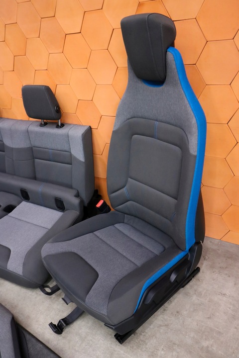 фото №8, Bmw i3 i01 i3 i01 lci салон сидіння диван тунель з підігрівом aragaz-grau